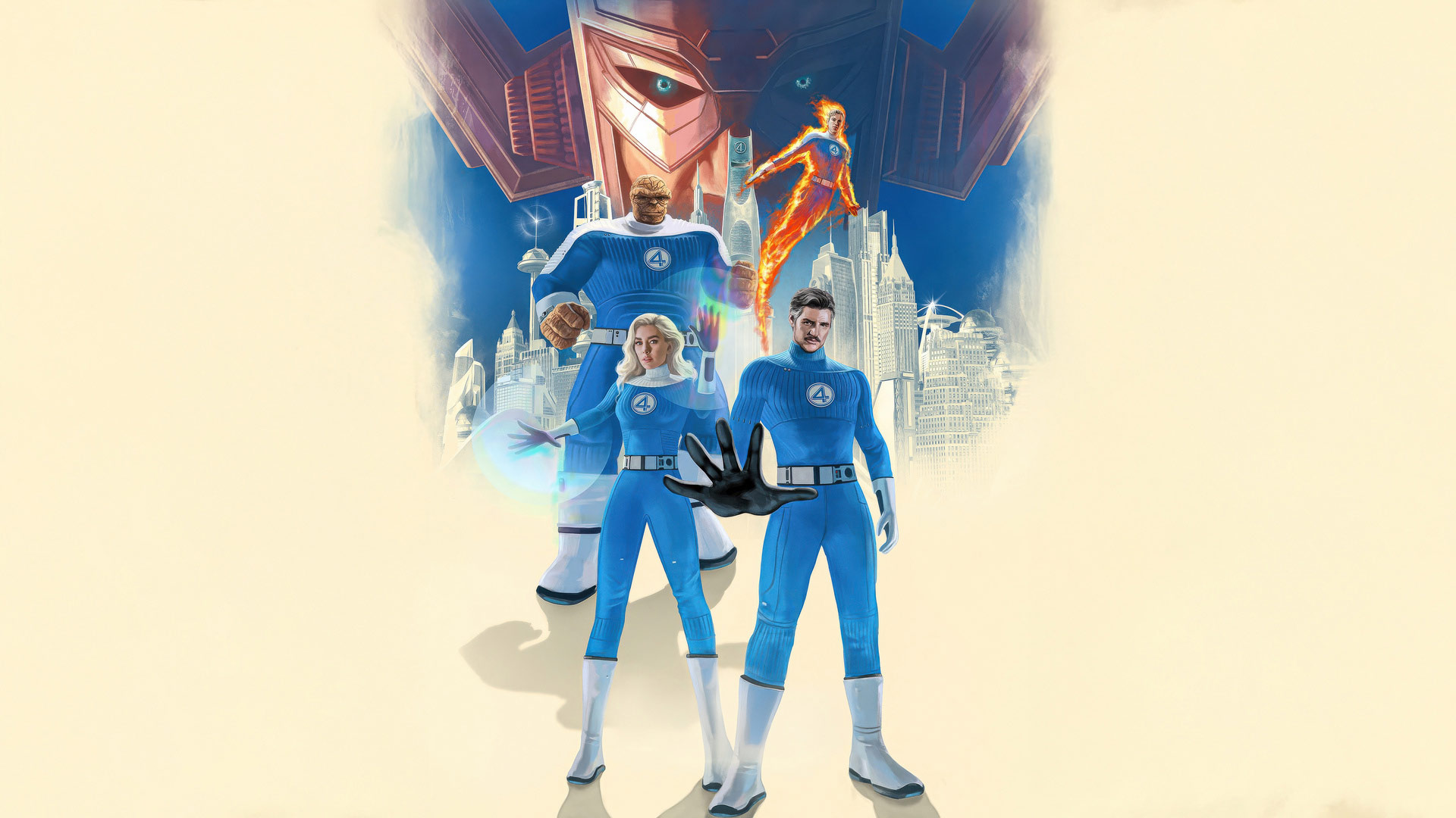 انتشار تصاویر جدید فیلم The Fantastic Four: First Steps